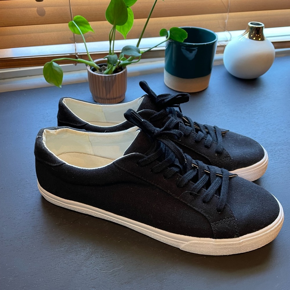 Madewell black canvas sneakers